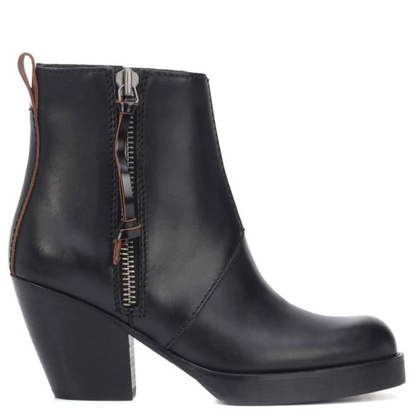 Acne Pistol Booties - Sz 36 Black - Used but Good Condition - Picture 4 of 7